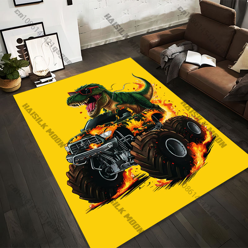 Printing Commercial Drive - Tapetes Decorativos com Estampa de Dinossauro