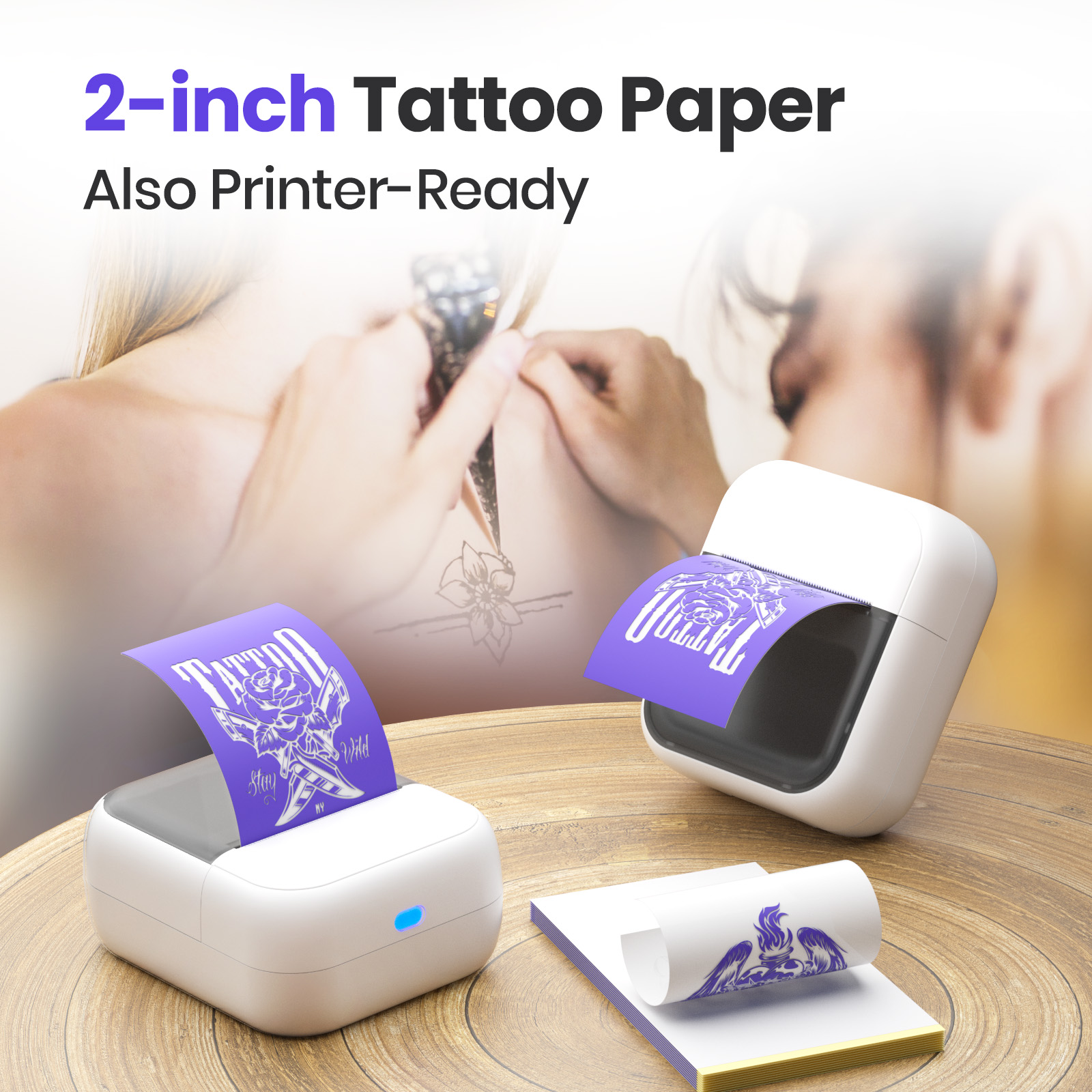 C50 mini impressora de tatuage - Commercial Book Printing Machines avaliação e preço